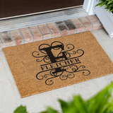 fletcher/monogram doormat