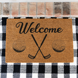 welcome/golf doormat