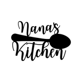 nana's kitchen/kitchen sign/BLACK
