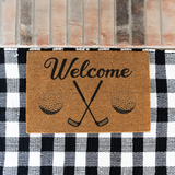 welcome/golf doormat