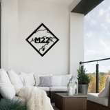 M22 The North Loop Metal Sign