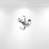 Entwined Faces - Metal Sign Art