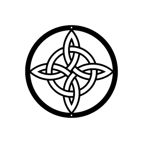 celtic knot/custom sign/BLACK