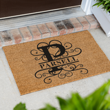parsell/monogram doormat