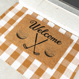 welcome/golf doormat