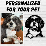 Dog Portrait Custom Metal Sign
