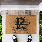 reeves/monogram doormat