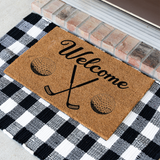 welcome/golf doormat