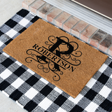 robertson/monogram doormat