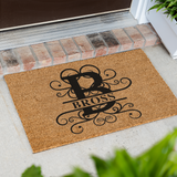 bross/monogram doormat