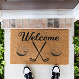 welcome/golf doormat