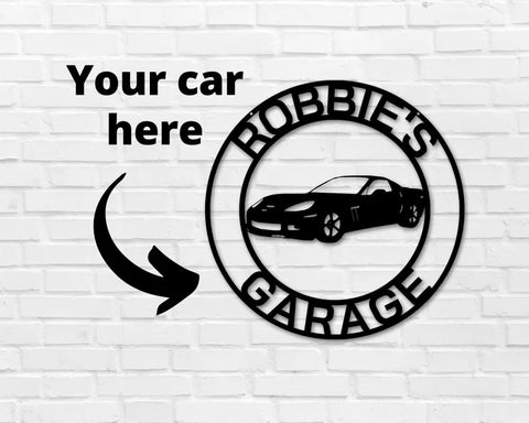Custom Car Metal Sign
