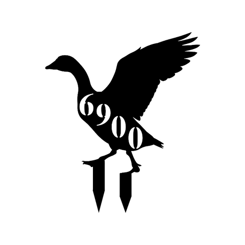 6900/goose yard sign/BLACK