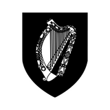 ireland coat of arms sign/BLACK