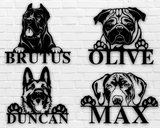 Your Dog Breed Custom Metal Sign