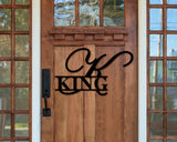 Last Name Custom Metal Sign