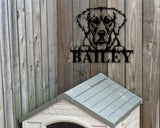 Golden Retriever Dog Breed Custom Metal Sign