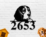 Beagle Dog Breed Custom Metal Sign