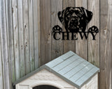 Christmas Gift, Holiday Sale, Custom Address Sign, Dog Sign, Dog Address Sign, Metal sign, Address Numbers, Dog Lover Sign, Gift for Pet