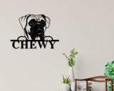 Boxer Dog Breed Custom Metal Sign