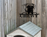 Boxer Dog Breed Custom Metal Sign