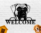Boxer Dog Breed Custom Metal Sign