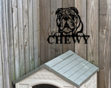 Bulldog Dog Breed Custom Metal Sign