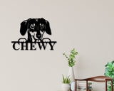 Dachshund Dog Breed Custom Metal Sign