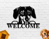Dachshund Dog Breed Custom Metal Sign