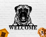 Dog Breed Address Custom Metal Sign