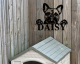 French Bulldog Dog Sign, French Bulldog Metal sign, French Bulldog Name Sign, Pet Name Sign, Dog Lover Sign, Gift for Pet Owner, Dog Sign