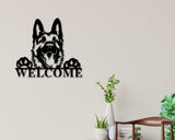 Christmas Gift, Holiday Sale, German Shepherd Dog Sign, German Shepherd Metal sign, German Shepherd Name Sign, Pet Name Sign, Dog Lover Sign
