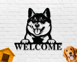 Shiba Inu Dog Breed Custom Metal Sign