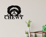 Shih Tzu Dog Breed Custom Metal Sign