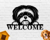 Shih Tzu Dog Breed Custom Metal Sign