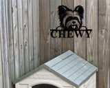 Yorkie Dog Breed Custom Metal Sign