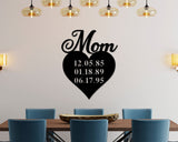 Personalized Mothers Day Gift, Mothers Day Gift, Mom Sign, Gift for Mom, Rustic Sign for Mom, Metal sign, Mother's Day, Kids name sign, Sign