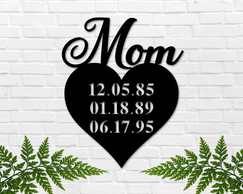 Personalized Mom Gift Custom Metal Sign