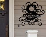 Last Name Custom Metal Sign
