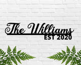 Black Friday, Cyber Monday Sale, Script Name sign, Last name Sign, Established sign, Custom Name Sign, Personalized Sign, Nursery name sign