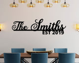 Family Name Est. Custom Metal Sign