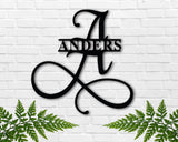 Last Name Custom Metal Sign