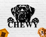 Black Friday, Cyber Monday Sale, Custom Address Sign, Dog Sign, Dog Address Sign, Metal sign, Address Numbers, Dog Lover Sign, Gift for Pet