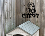 Bloodhound Dog Breed Custom Metal Sign
