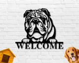 Bulldog Dog Breed Custom Metal Sign