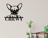 Chihuahua Dog Breed Custom Metal Sign