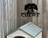 Dachshund Dog Breed Custom Metal Sign