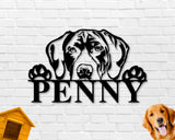 German Shorthair Dog Breed Custom Metal Sign