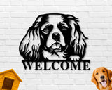 King Charles Spaniel Dog Breed Custom Metal Sign