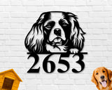 King Charles Spaniel Dog Breed Custom Metal Sign